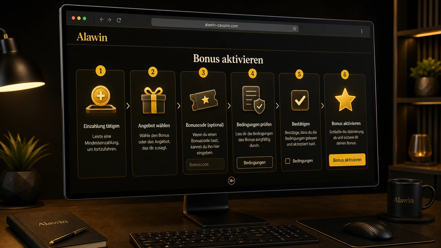 So aktivieren Sie einen Bonus