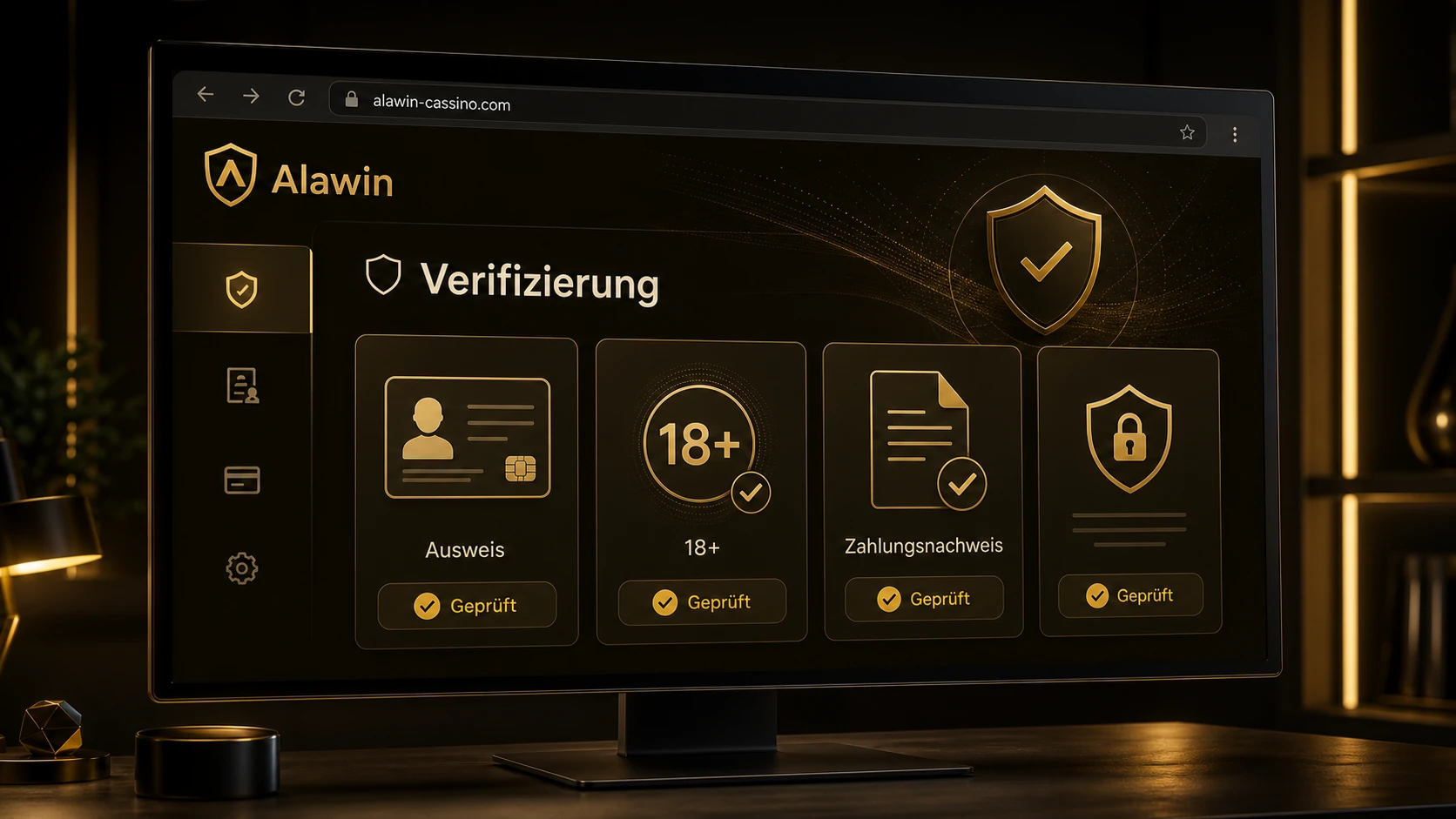Verifizierung des Alawin Casino Kontos